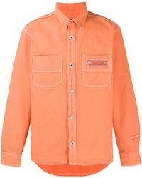 Heron Preston Uniform Button-up Shirt - Orange