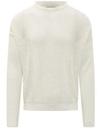 Amaranto - Pull À Rayures En Maille - Lyst