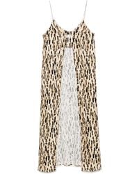 THE NINA STUDIO - Animal-Print Top - Lyst