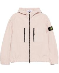 Stone Island - Zip-Fastening Hooded Jacket - Lyst