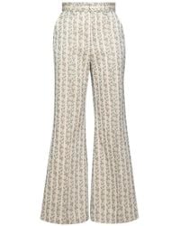 Rosie Assoulin - Floral-Pattern Trousers - Lyst