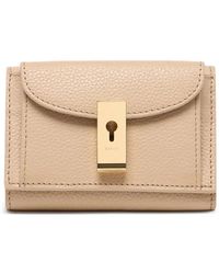 Bally - Lock Me Grained-Leather Wallet - Lyst