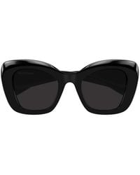 Balenciaga - Diva Bb Logo Cat-Eye Sunglasses - Lyst