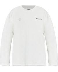 AllSaints - Emblem Long-Sleeve T-Shirt - Lyst