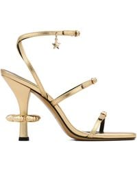 Marc Jacobs - The Metallic Leather Daisy Sandals - Lyst