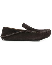 Loewe - Loafer Aus Wildleder Mit Ziernaht - Lyst