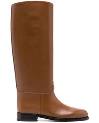 Bally - Hollie Leather Knee-high Boots - Lyst