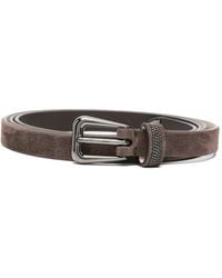 Brunello Cucinelli - Leather Belt - Lyst