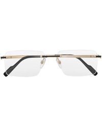 Cazal - Brille Mit Eckigem Gestell - Lyst
