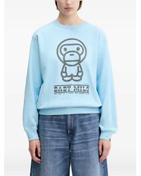 A Bathing Ape - Baby Milo Volume Crew-Neck Sweatshirt - Lyst
