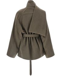 Rick Owens - 'Scarf Flight' Coat - Lyst