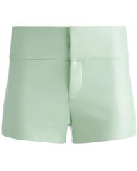 Alice + Olivia - Shorts Van Imitatieleer - Lyst