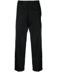 PT Torino - Cropped Straight-Leg Trousers - Lyst