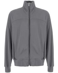 Rick Owens - Zip-Up High-Neck Sweatshirt - Lyst
