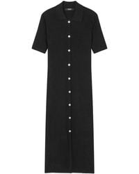 Versace - Medusa Head-Buttons Knitted Dress - Lyst