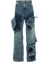 Y. Project - Evergreen Snap Off Straight-Leg Jeans - Lyst