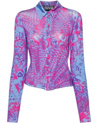 Versace - Sweatshirt mit Animalier-Print - Lyst