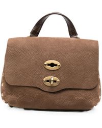 Zanellato - Postina Studded Pebbled-Leather Tote Bag - Lyst