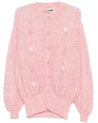 Magliano - Cardigan Cor À Fleurs Brodées - Lyst