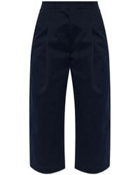 Studio Nicholson - Dordoni Pleated Cotton Trousers - Lyst