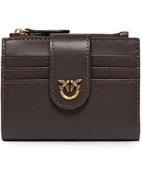 Pinko - Love Birds Leather Wallet - Lyst