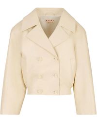 Marni - Double-Breasted Jacket - Lyst