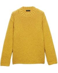 Prada - Shetland Wool Crew-Neck Sweater - Lyst