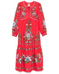 FARM Rio - Sweet Bloom Bouquet Print Dress - Lyst