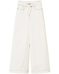 Twinset - Vaqueros Anchos - Lyst