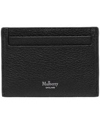 Mulberry - Tarjetero con logo en relieve - Lyst