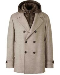 Moorer - Hooded Button Jacket - Lyst