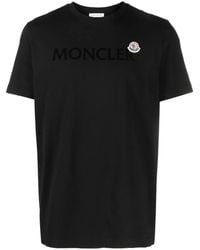 Moncler - Logo-Print Short-Sleeve T-Shirt - Lyst