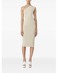 GAUGE81 - Arriba Midi-Jurk Met Asymmetrische Hals - Lyst
