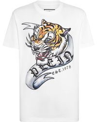 Philipp Plein - T-Shirt mit Tattoo-Print - Lyst