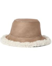 Brunello Cucinelli - Shearling Bucket Hat - Lyst