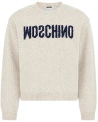 Moschino - Logo-Detail Sweater - Lyst