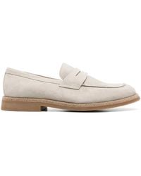 Eleventy - Suede Loafers - Lyst