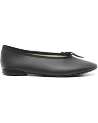 Repetto - Lilouh Leather Ballerina Shoes - Lyst