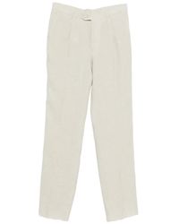 Etro - Plisseehose mit Gürtelschlaufen - Lyst