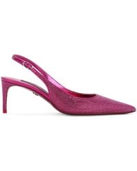Dolce & Gabbana - Rhinestone Slingback Pumps 105 - Lyst