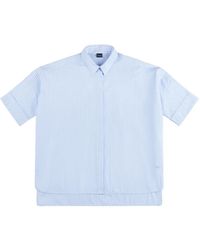 Fay - Striped Short-Sleeve Shirt - Lyst