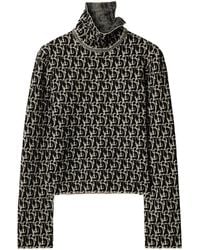 Burberry - Jersey Con Charm B En Intarsia - Lyst