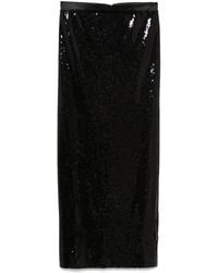 BOSS - Eluxia Midi Skirt - Lyst