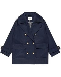 Munthe - Double-Breasted Button-Cuff Coat - Lyst