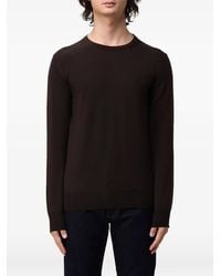Brooksfield - Crew-Neck Wool Sweater - Lyst