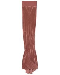 Rick Owens - Ribbed-Waistband Fishtail Skirt - Lyst