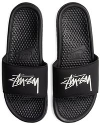 nike slides at finish line