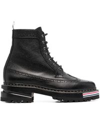 Thom Browne - Lace-up Longwing Boots - Lyst