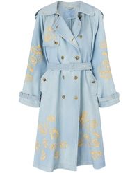 Ermanno Scervino - デニム トレンチコート - Lyst