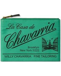 Willy Chavarria - Logo-Print Clutch Bag - Lyst